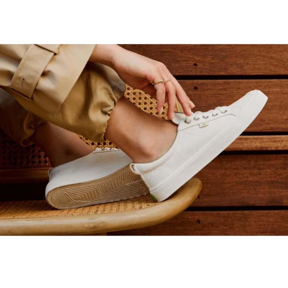 Cariuma OCA Low Off White Canvas Sneakers Unisex Women’s 8.5 Men’s 7 NWB - Picture 5 of 14